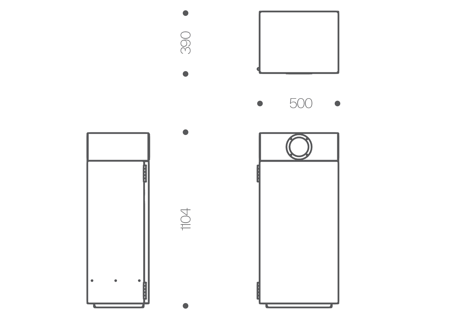 s45R1 Litter Bin