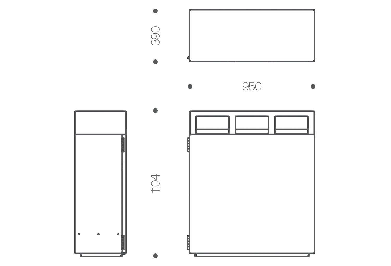 s45R3 Litter Bin